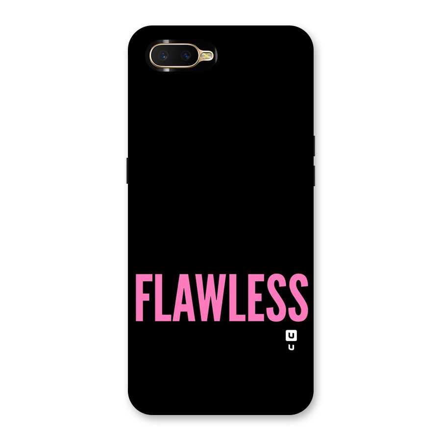 Flawless Pink Design Back Case for Oppo K1