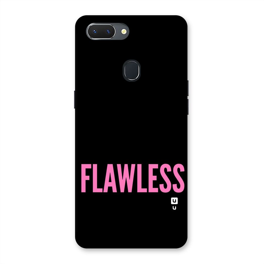 Flawless Pink Design Back Case for Oppo Realme 2