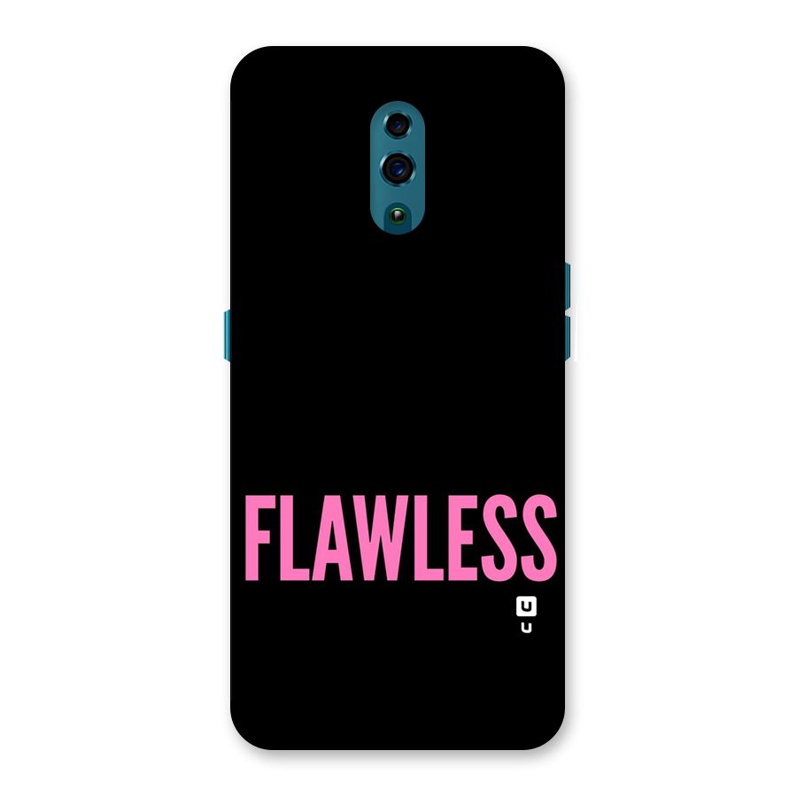 Flawless Pink Design Back Case for Oppo Reno
