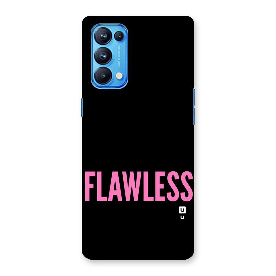 Flawless Pink Design Back Case for Oppo Reno5 Pro 5G