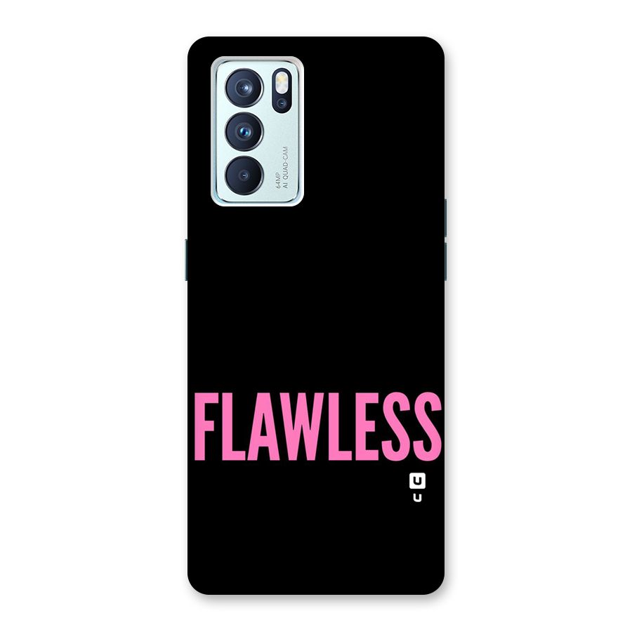 Flawless Pink Design Back Case for Oppo Reno6 Pro 5G