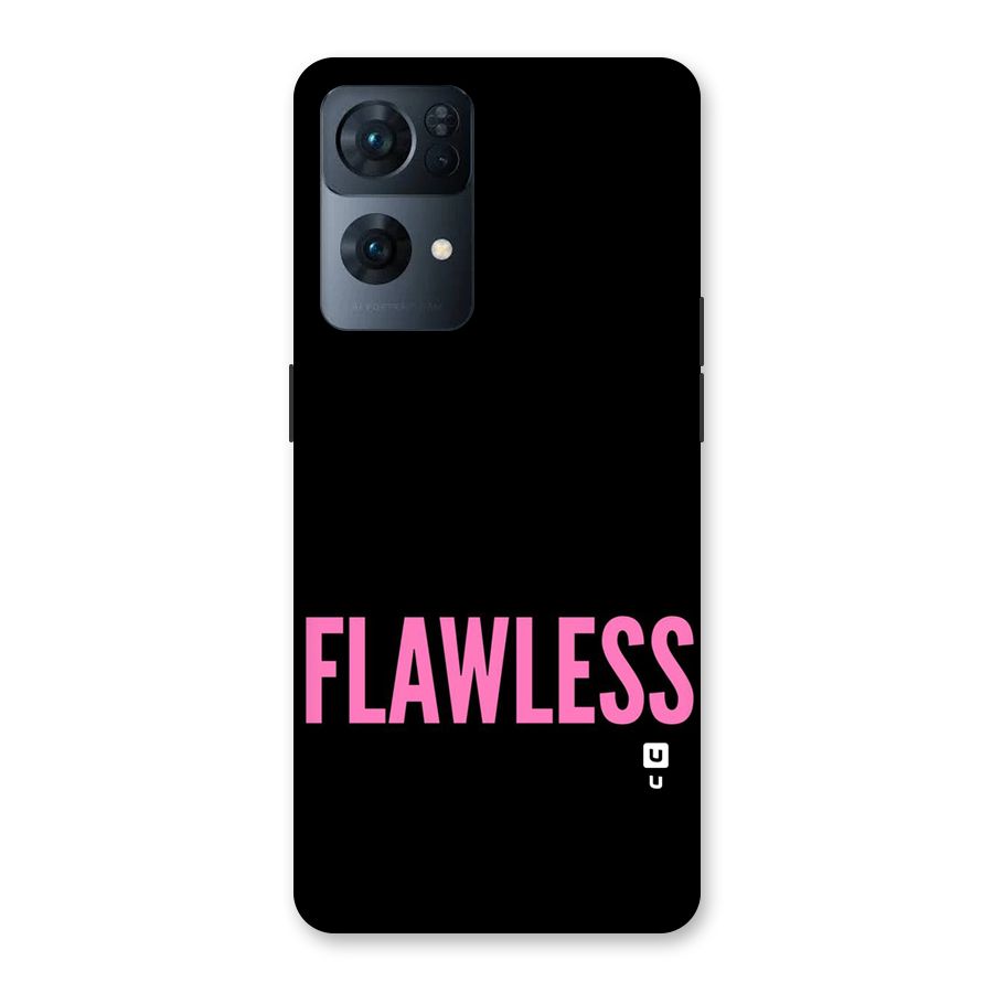 Flawless Pink Design Back Case for Oppo Reno7 Pro 5G