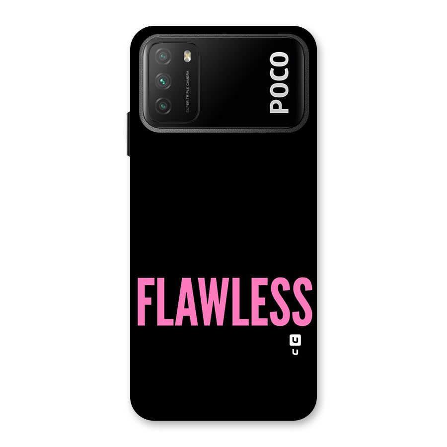 Flawless Pink Design Back Case for Poco M3