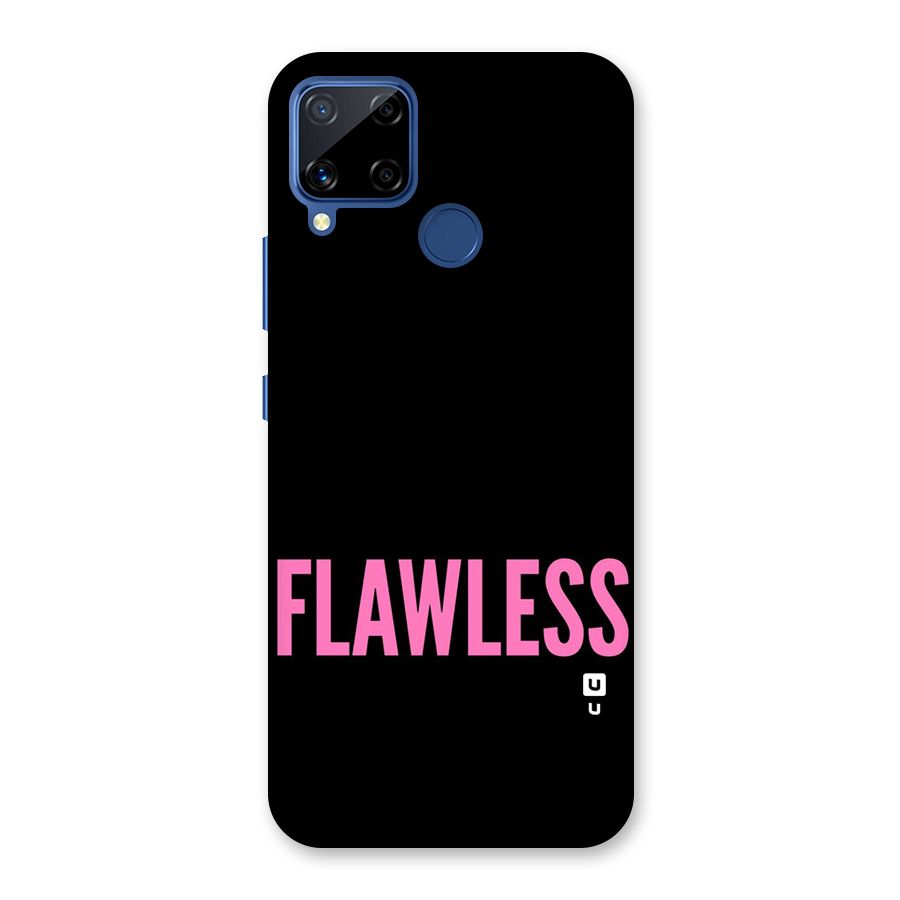 Flawless Pink Design Back Case for Realme C15