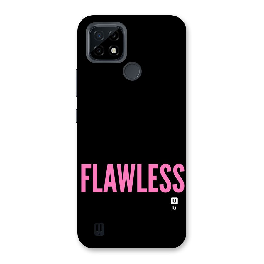 Flawless Pink Design Back Case for Realme C21