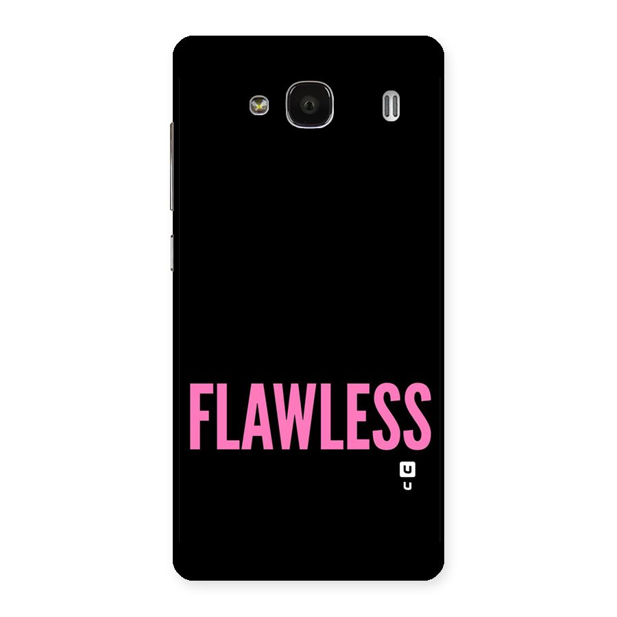 Flawless Pink Design Back Case for Redmi 2