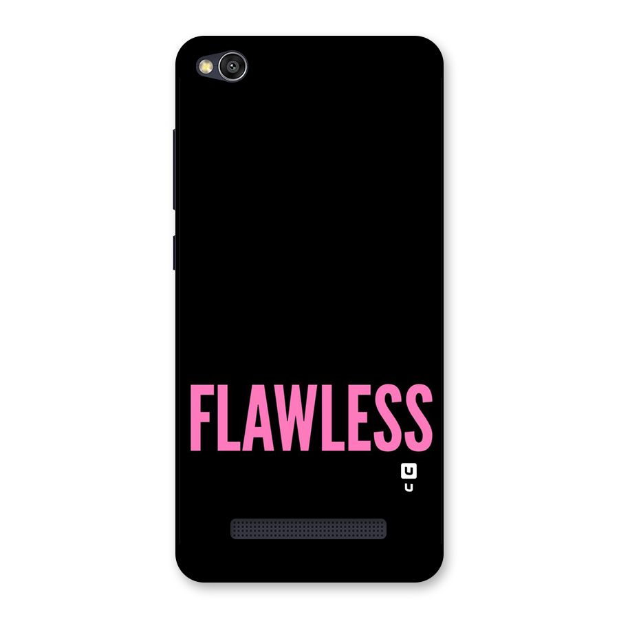 Flawless Pink Design Back Case for Redmi 4A