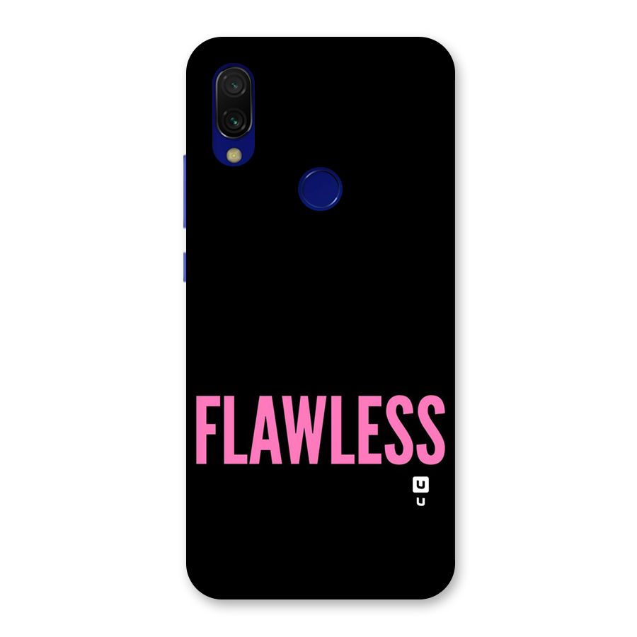 Flawless Pink Design Back Case for Redmi 7