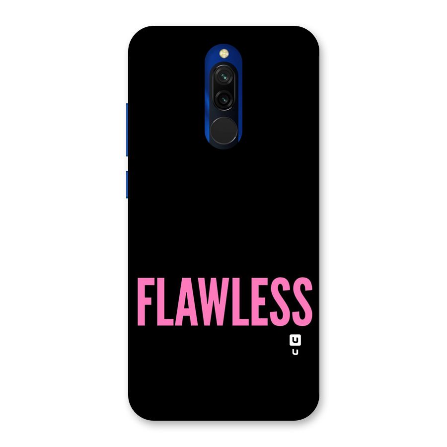 Flawless Pink Design Back Case for Redmi 8