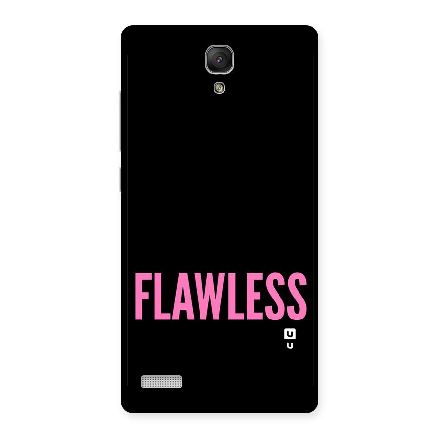 Flawless Pink Design Back Case for Redmi Note