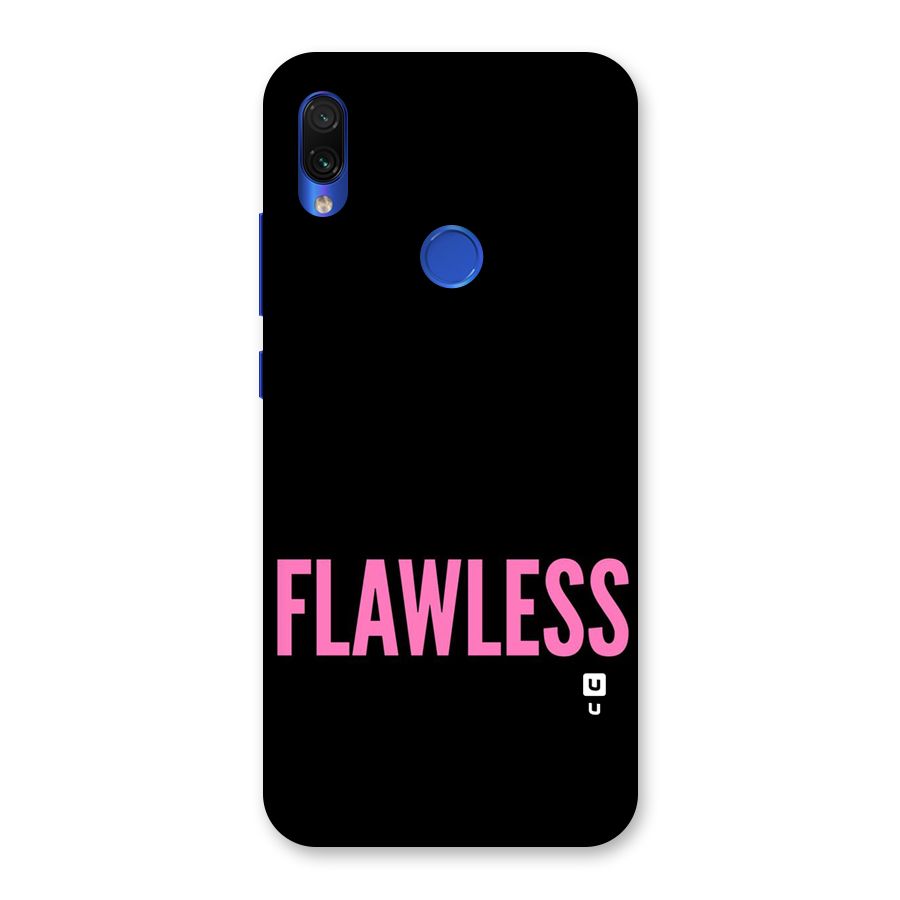 Flawless Pink Design Back Case for Redmi Note 7S