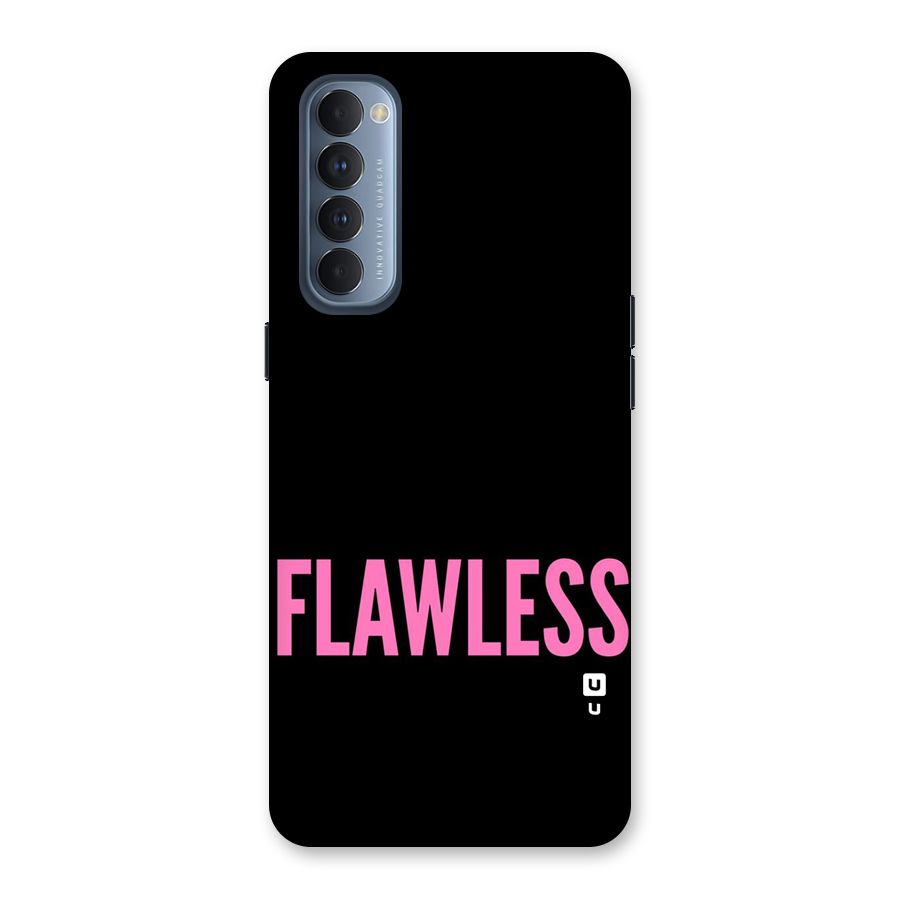 Flawless Pink Design Back Case for Reno4 Pro