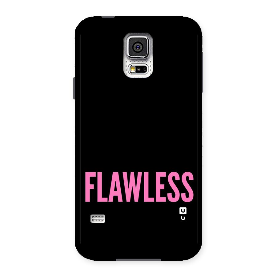 Flawless Pink Design Back Case for Samsung Galaxy S5