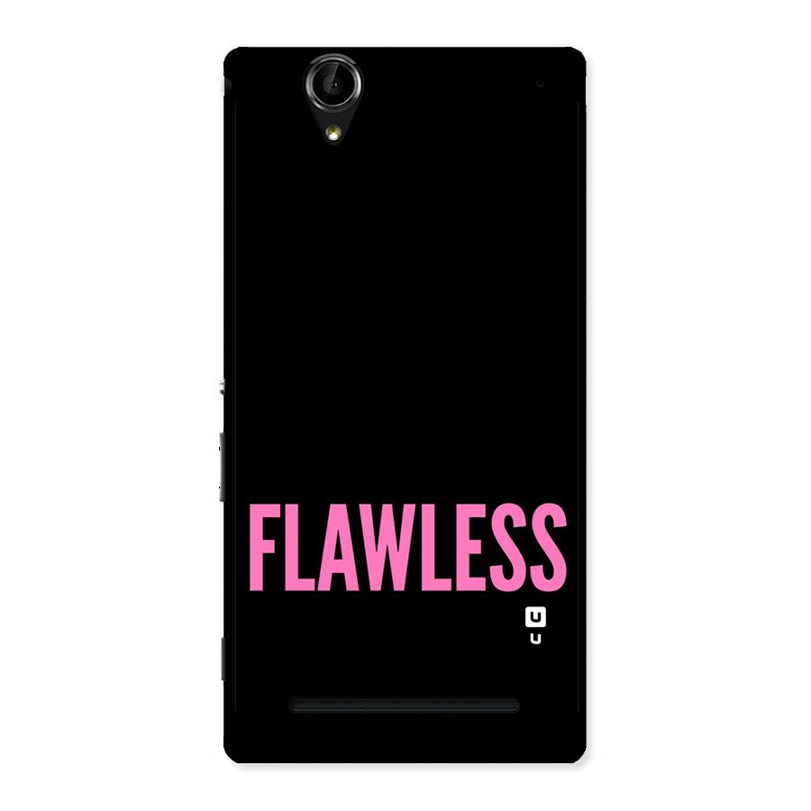 Flawless Pink Design Back Case for Sony Xperia T2