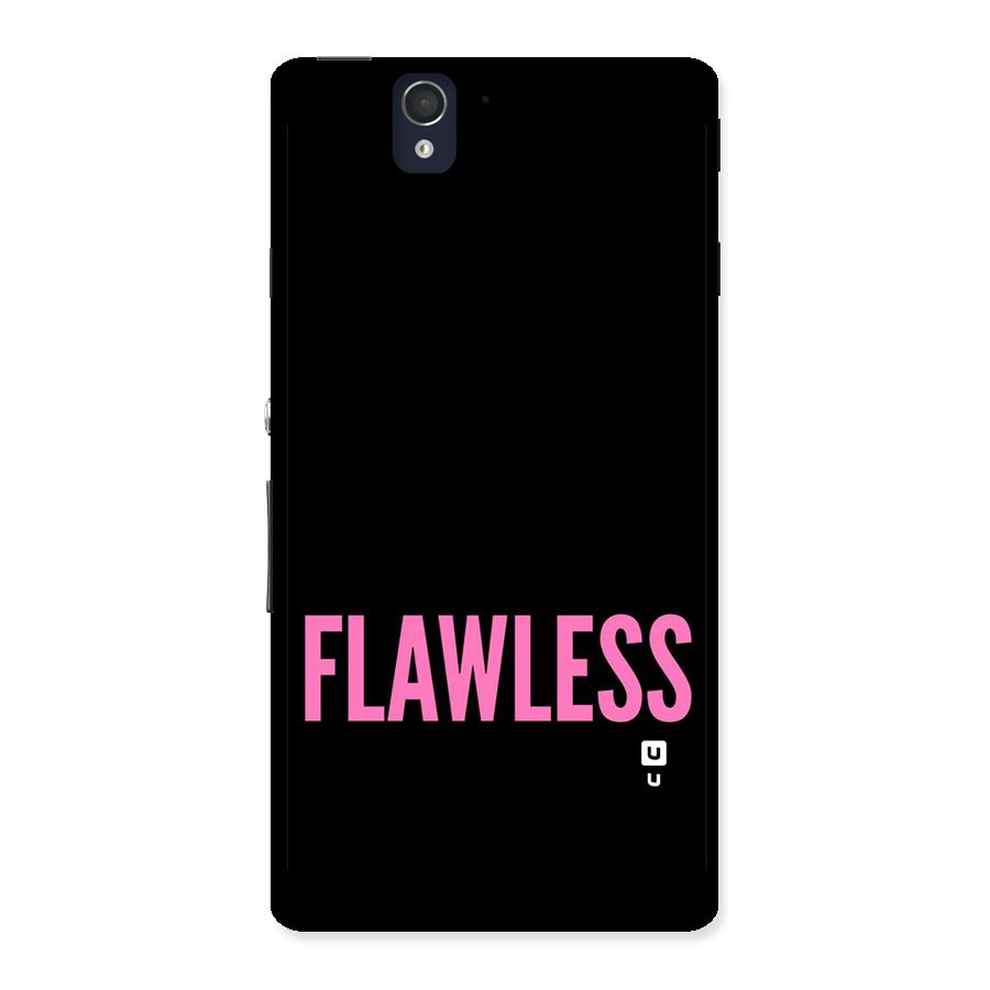 Flawless Pink Design Back Case for Sony Xperia Z