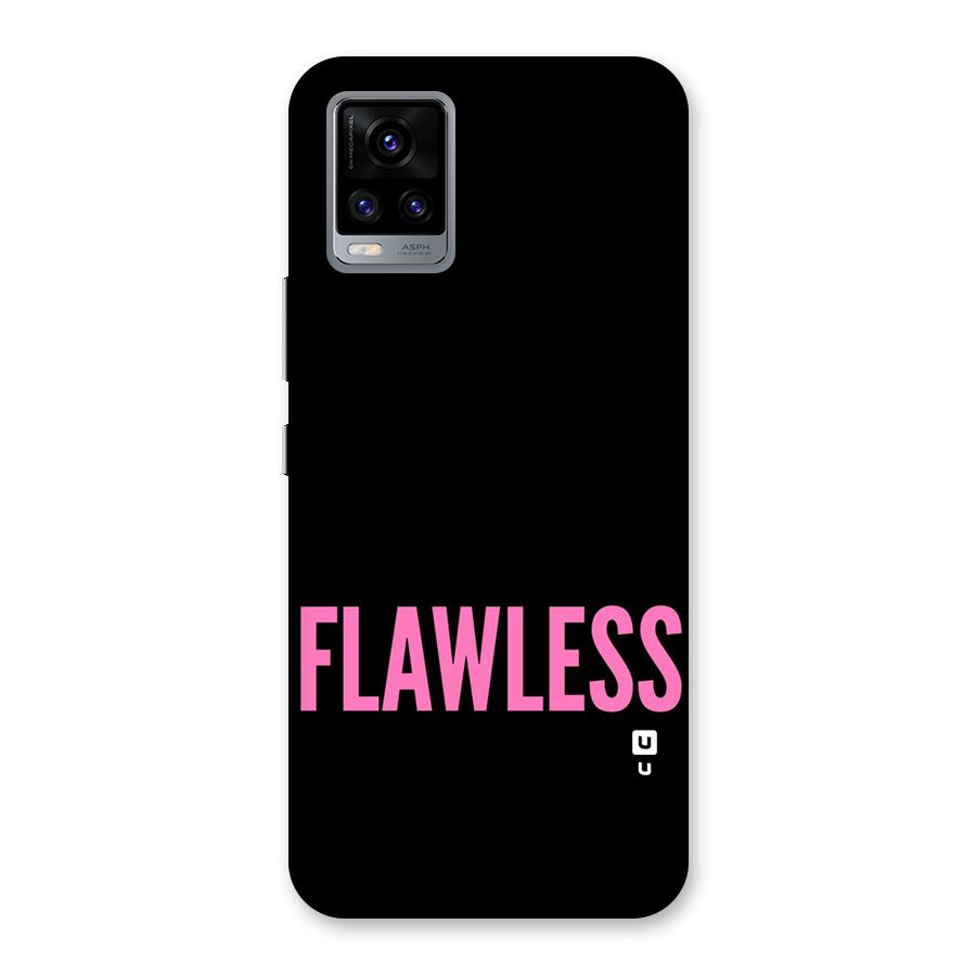 Flawless Pink Design Back Case for Vivo V20