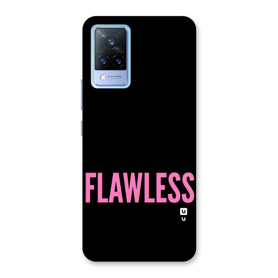 Flawless Pink Design Back Case for Vivo V21 5G