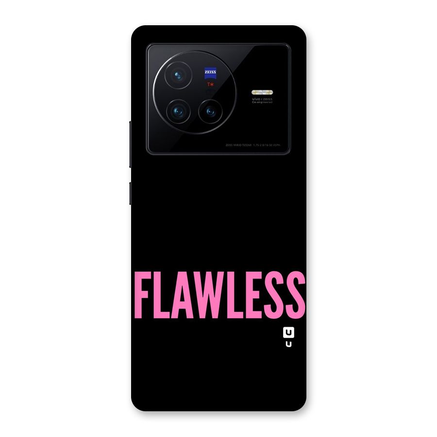 Flawless Pink Design Back Case for Vivo X80