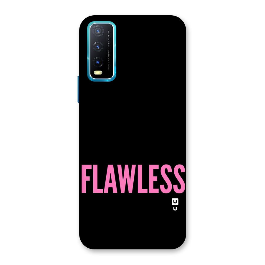 Flawless Pink Design Back Case for Vivo Y20A