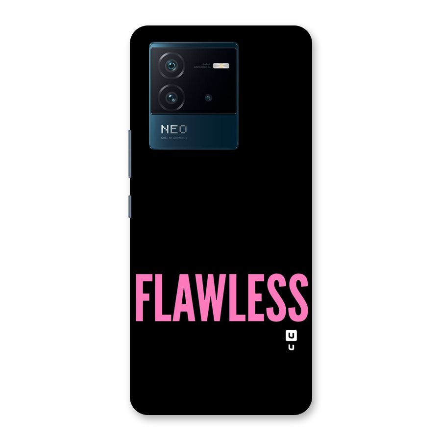 Flawless Pink Design Back Case for Vivo iQOO Neo 6 5G