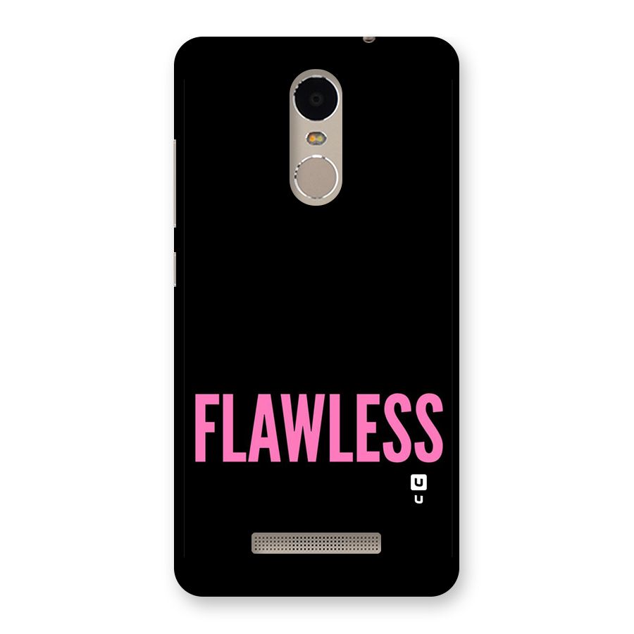 Flawless Pink Design Back Case for Xiaomi Redmi Note 3