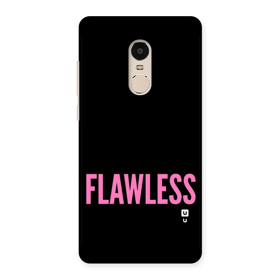Flawless Pink Design Back Case for Xiaomi Redmi Note 4