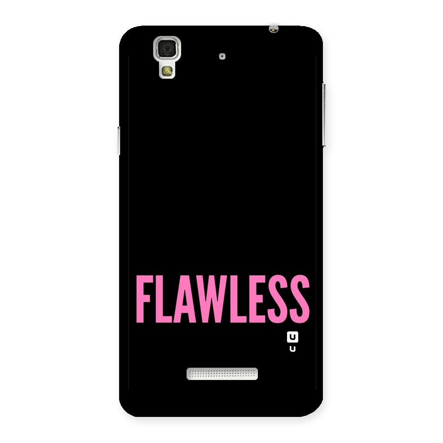Flawless Pink Design Back Case for YU Yureka Plus