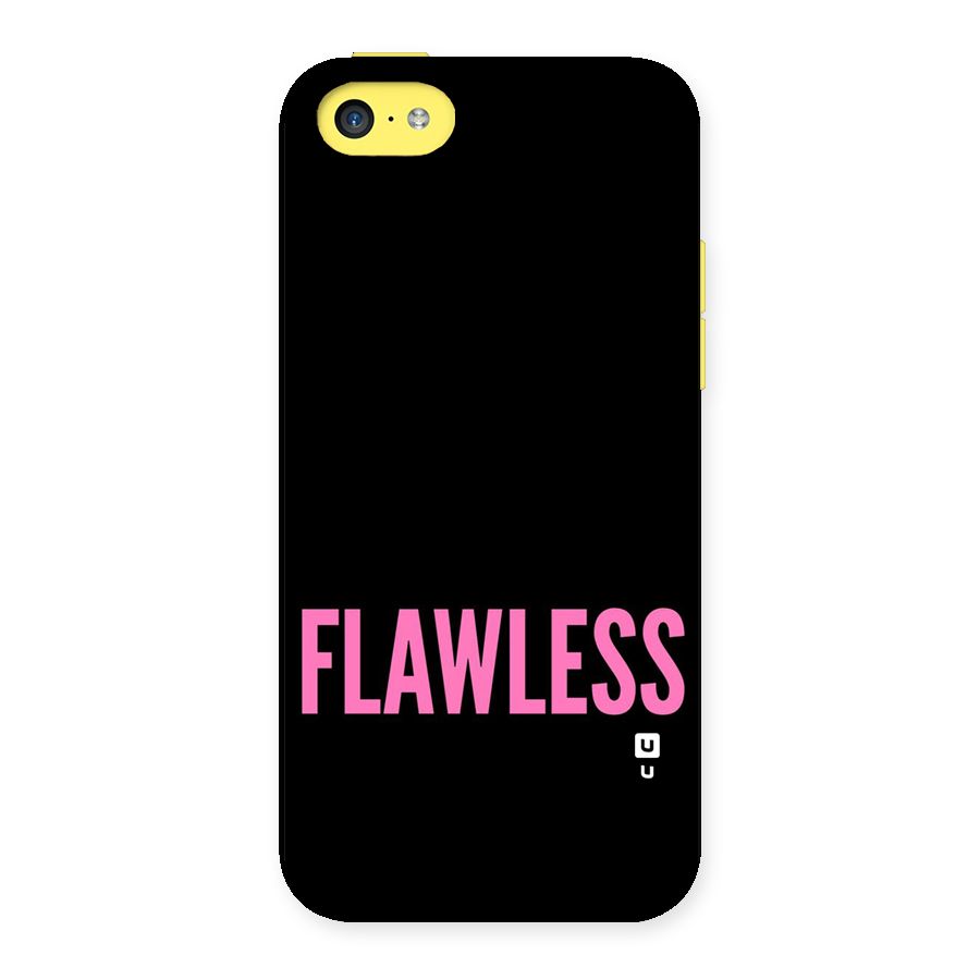 Flawless Pink Design Back Case for iPhone 5C