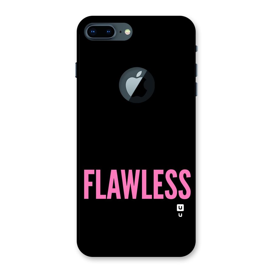 Flawless Pink Design Back Case for iPhone 7 Plus Logo Cut