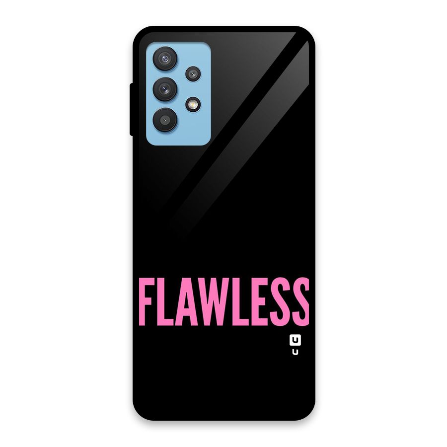 Flawless Pink Design Glass Back Case for Galaxy M32 5G