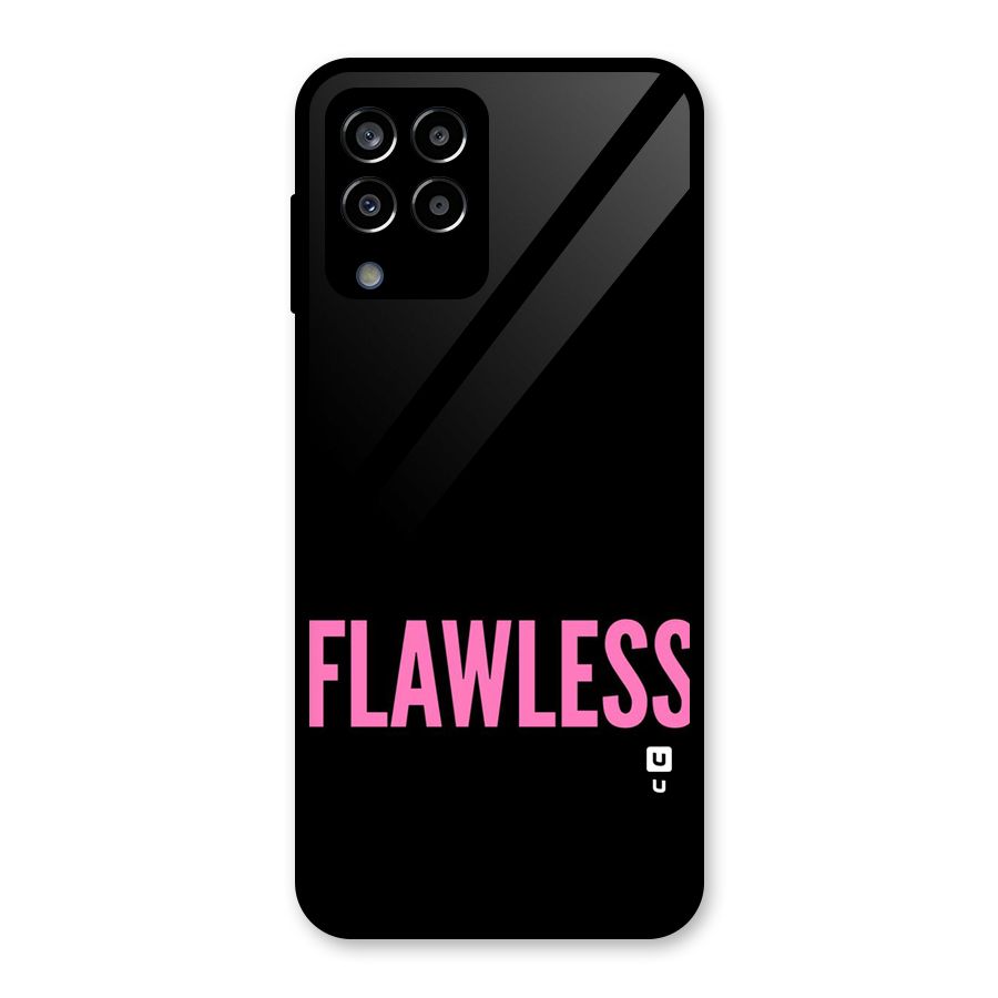 Flawless Pink Design Glass Back Case for Galaxy M33