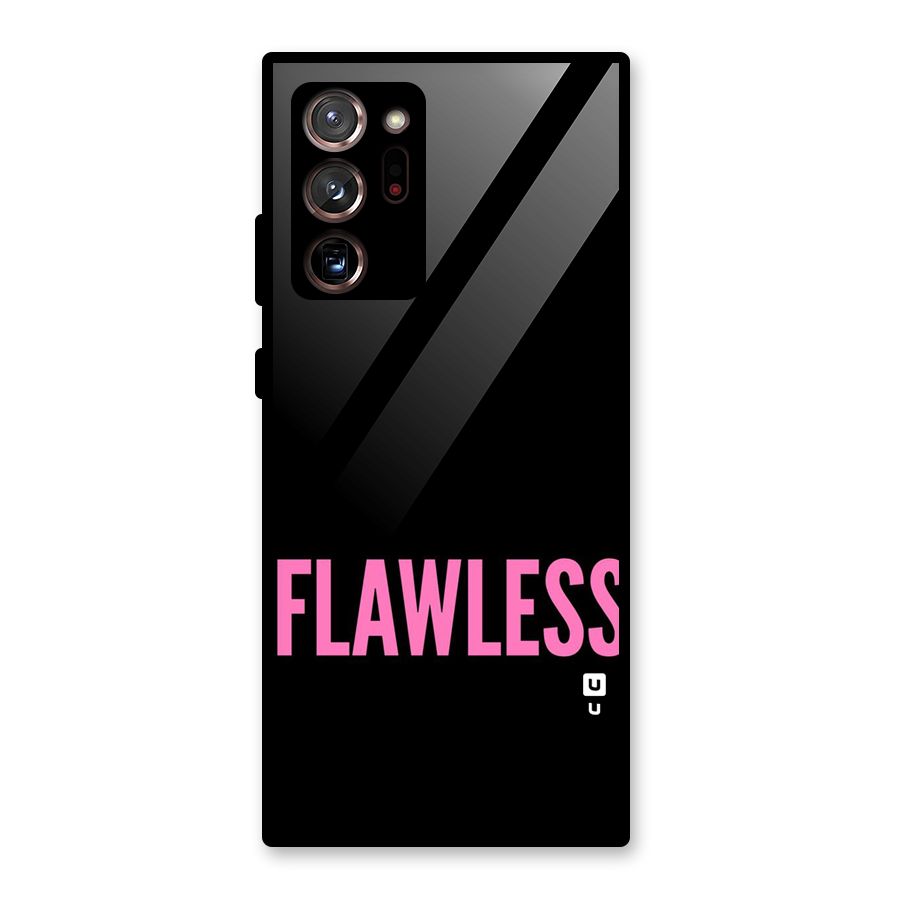 Flawless Pink Design Glass Back Case for Galaxy Note 20 Ultra