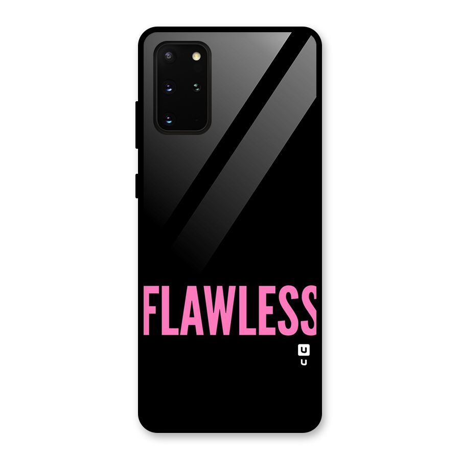 Flawless Pink Design Glass Back Case for Galaxy S20 Plus