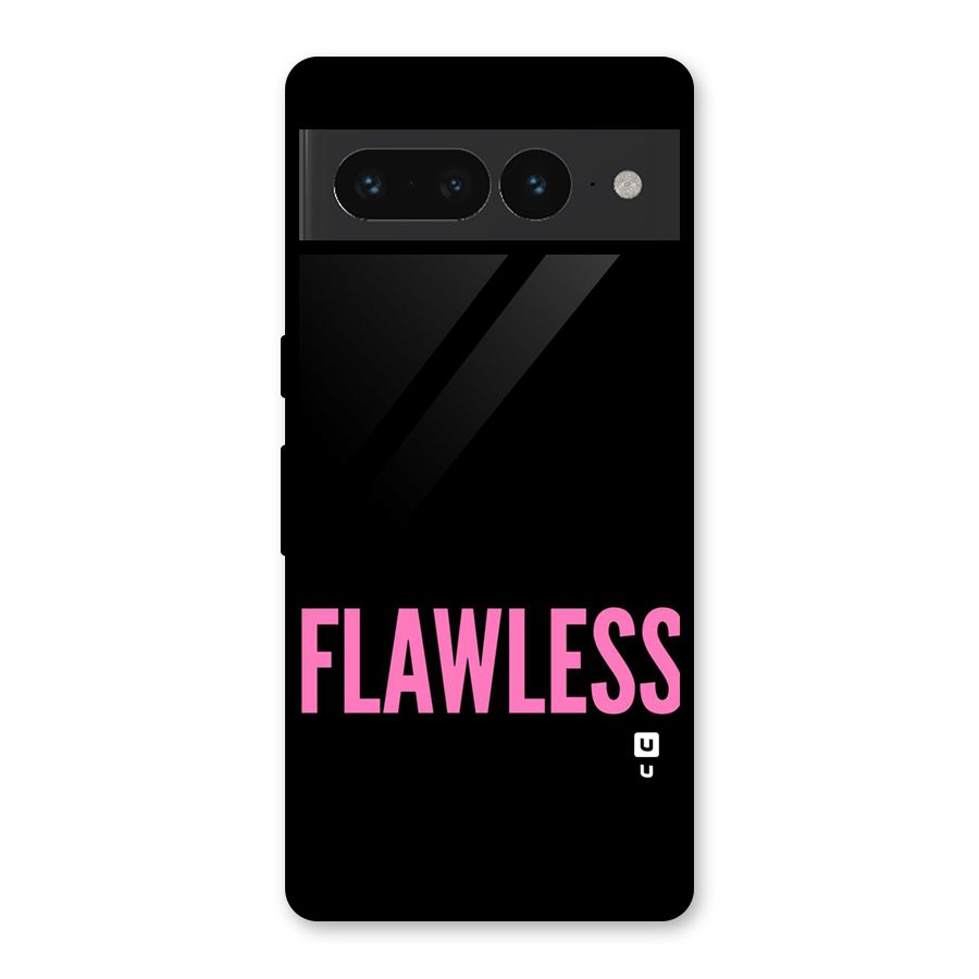 Flawless Pink Design Glass Back Case for Google Pixel 7 Pro
