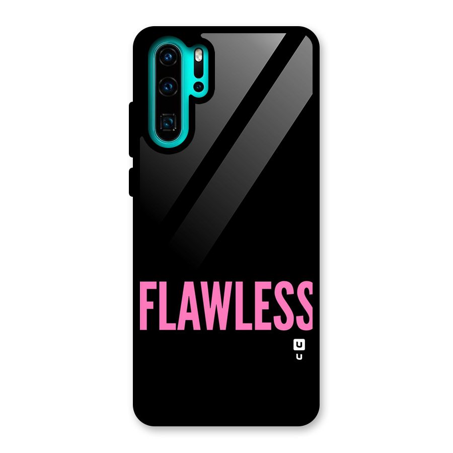 Flawless Pink Design Glass Back Case for Huawei P30 Pro