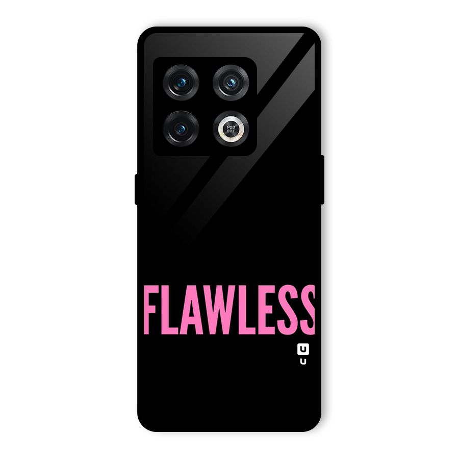 Flawless Pink Design Glass Back Case for OnePlus 10 Pro 5G