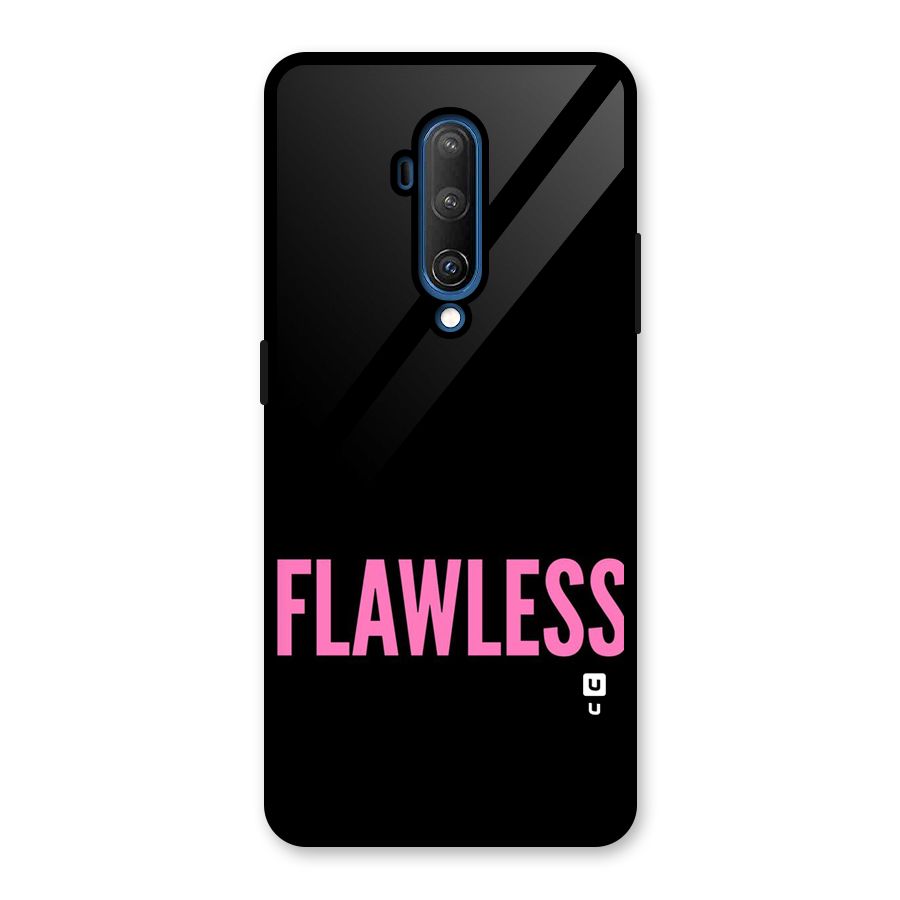 Flawless Pink Design Glass Back Case for OnePlus 7T Pro