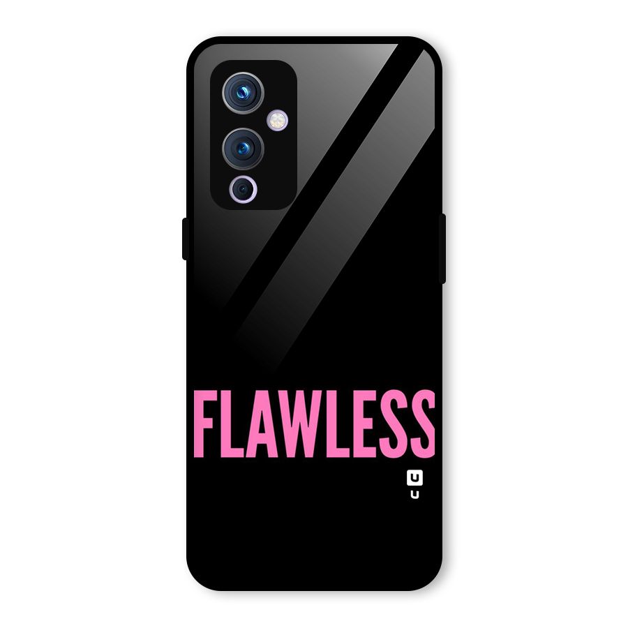 Flawless Pink Design Glass Back Case for OnePlus 9
