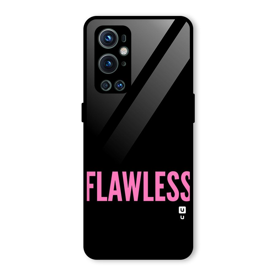 Flawless Pink Design Glass Back Case for OnePlus 9 Pro