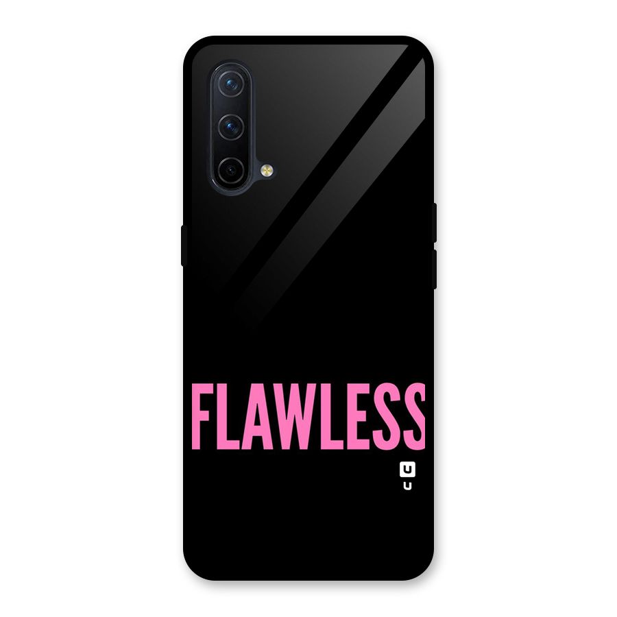 Flawless Pink Design Glass Back Case for OnePlus Nord CE 5G