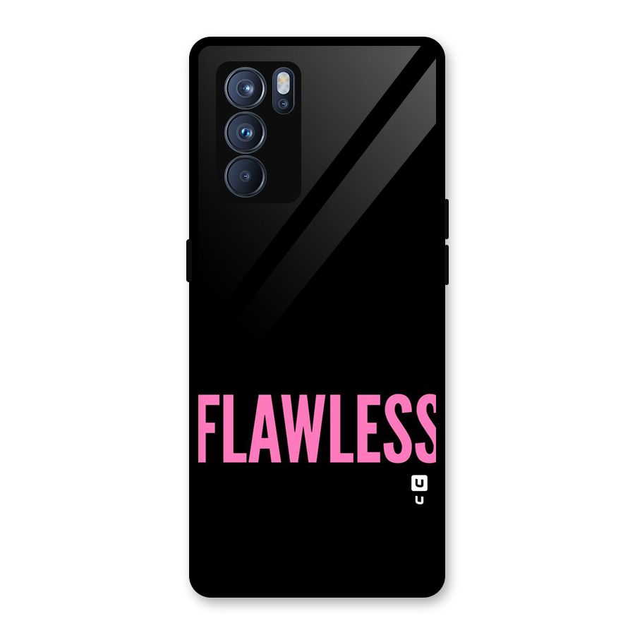 Flawless Pink Design Glass Back Case for Oppo Reno6 Pro 5G