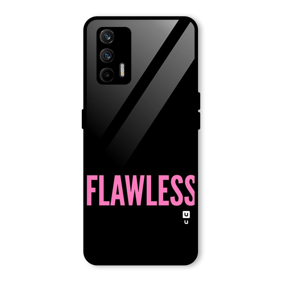 Flawless Pink Design Glass Back Case for Realme GT 5G