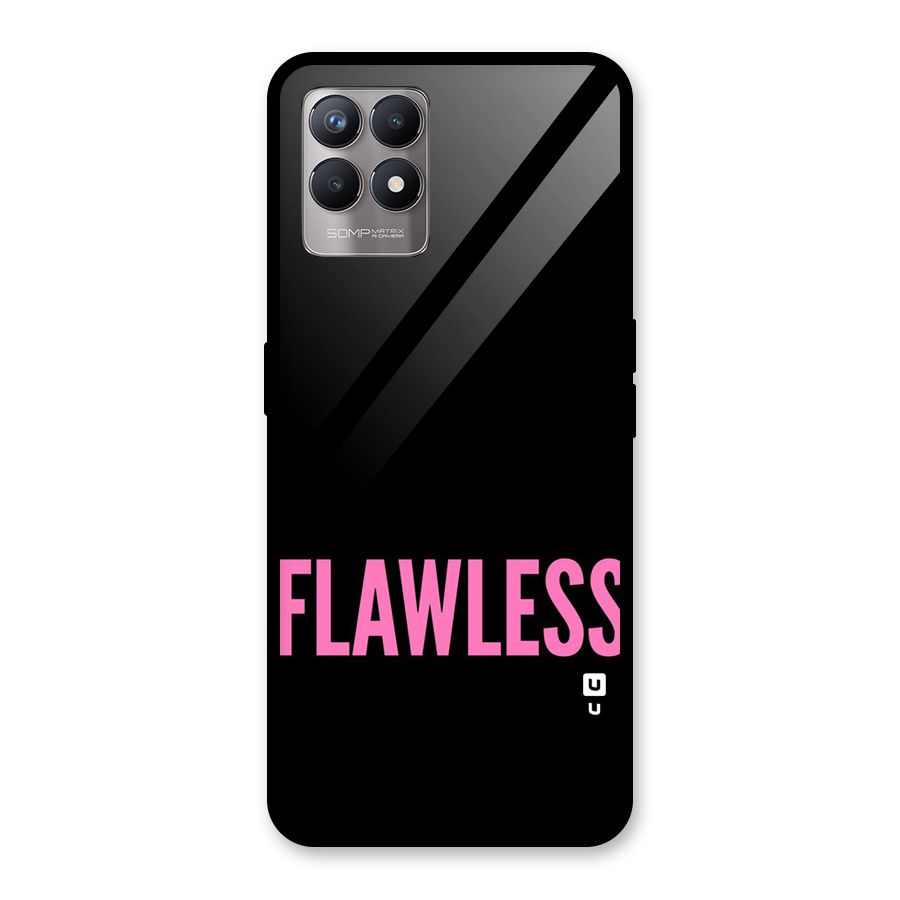 Flawless Pink Design Glass Back Case for Realme Narzo 50