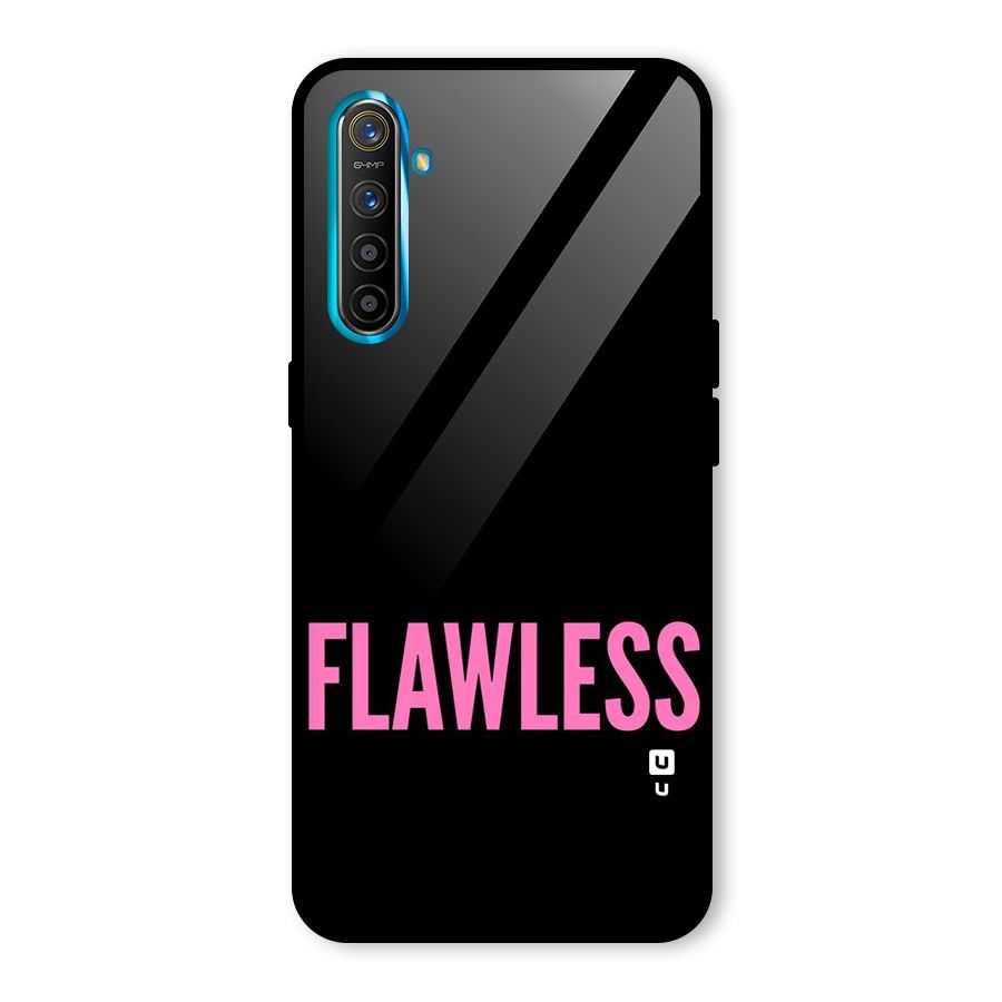 Flawless Pink Design Glass Back Case for Realme X2