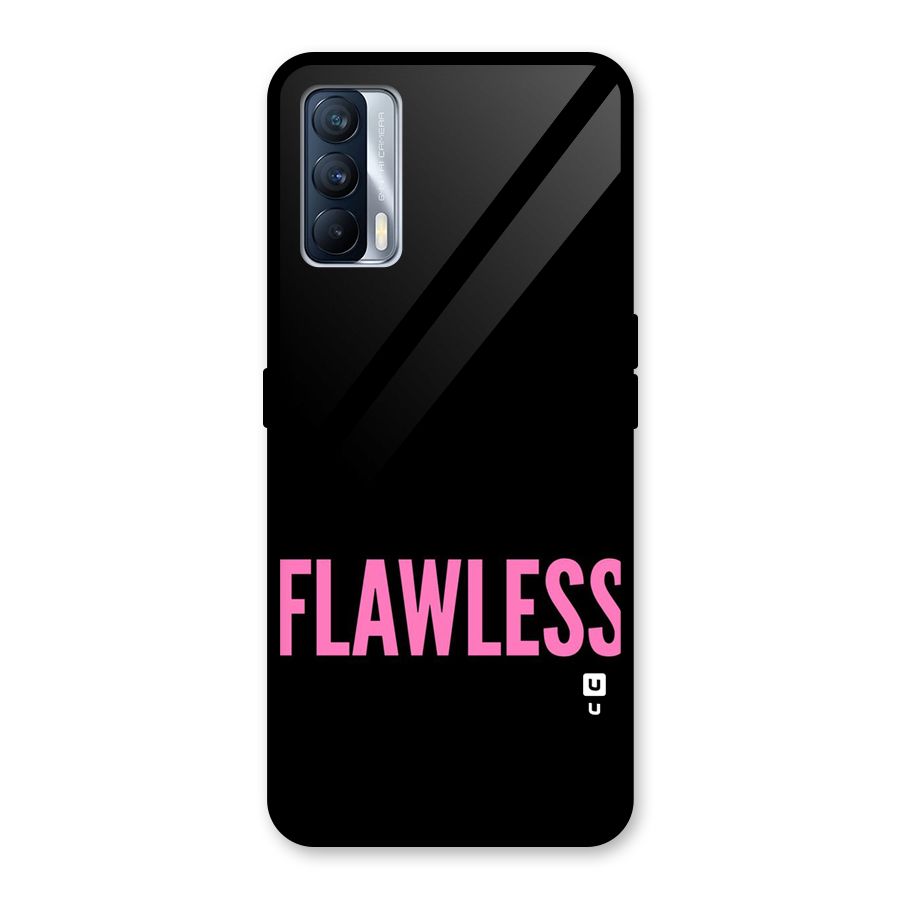 Flawless Pink Design Glass Back Case for Realme X7