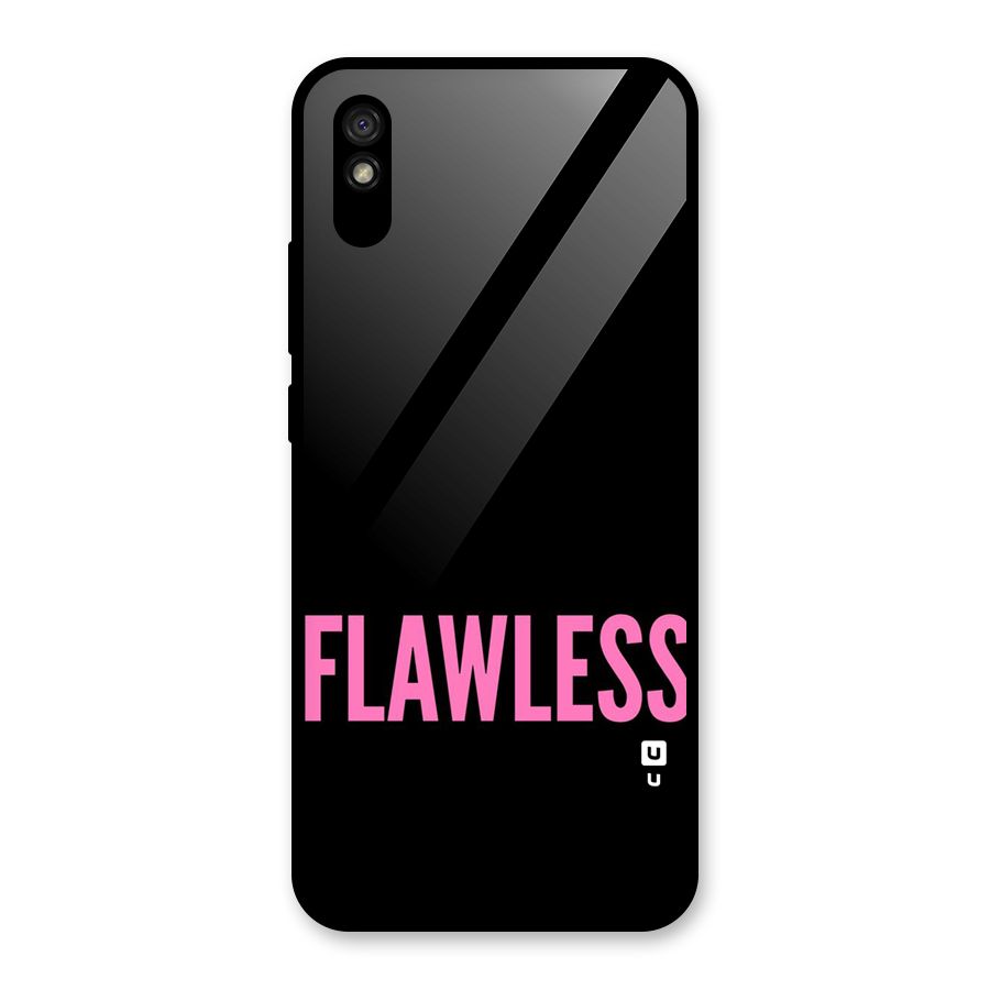 Flawless Pink Design Glass Back Case for Redmi 9i