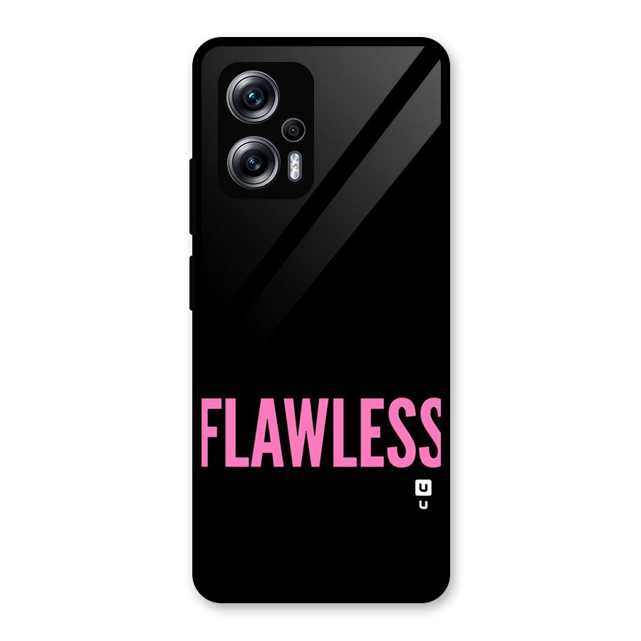 Flawless Pink Design Glass Back Case for Redmi K50i