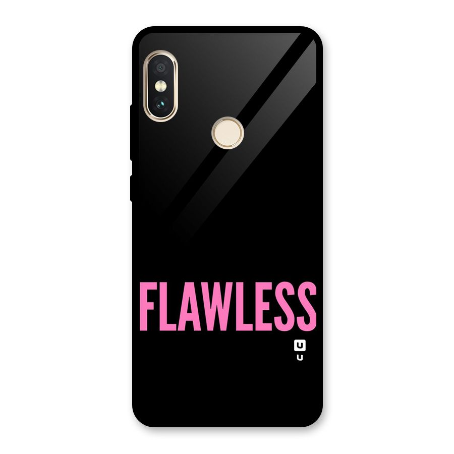 Flawless Pink Design Glass Back Case for Redmi Note 5 Pro
