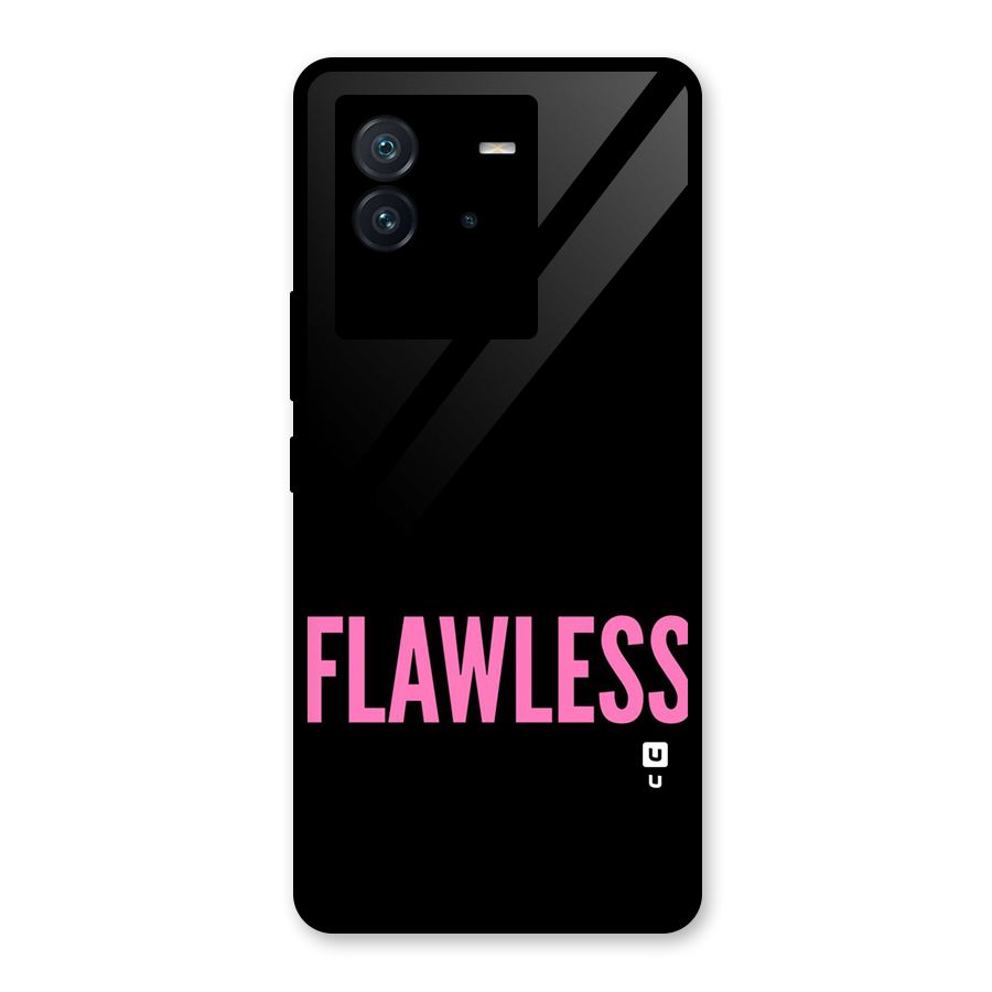Flawless Pink Design Glass Back Case for Vivo iQOO Neo 6 5G