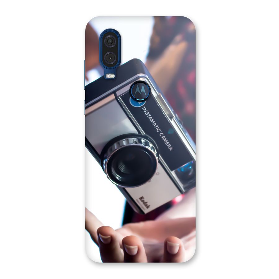Floating Camera Back Case for Motorola One Vision